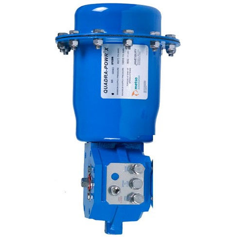 Atuador de válvula pneumático - Quadra-Powr X series  - Metso Automation - de 1/4 de volta / de membrana / de dupla ação