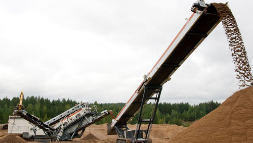 Transportador de esteira - Lokotrack® CT3.2™ - Metso Automation - horizontal / de transporte / móvel