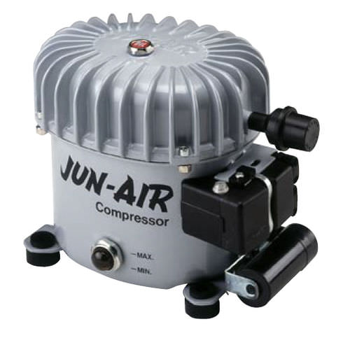 Compressor de pistão - 6 motor - JUN-AIR - de ar / com motor elétrico / portátil