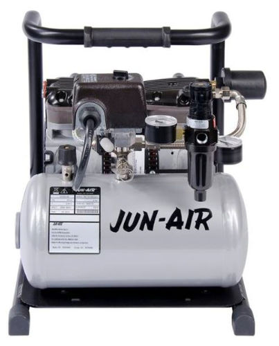 Compressor de pistão oscilante - 87R-4B - JUN-AIR - de ar / com motor elétrico / portátil