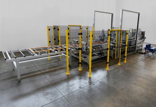 Máquina de montagem automática - M10 - Panotec - para madeira / de portas e janelas / linear