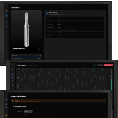 Software de monitoramento - Microtech Gefell GmbH - de captação / análise de dados / de aquisição de dados / para teste
