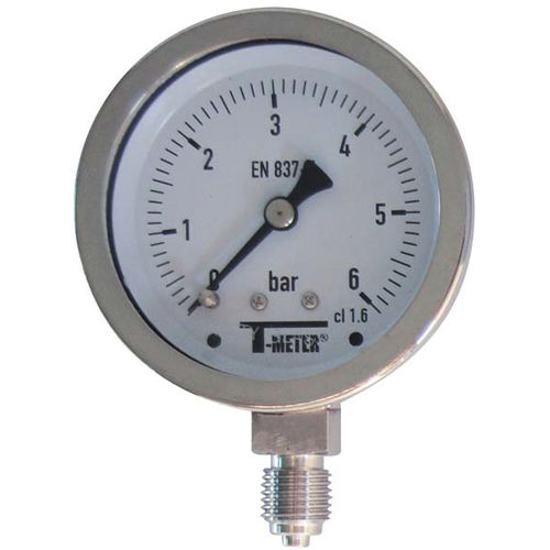 Manômetro seco - 1616 series - SFERACO - com rosca / em aço inoxidável / com tubo de Bourdon