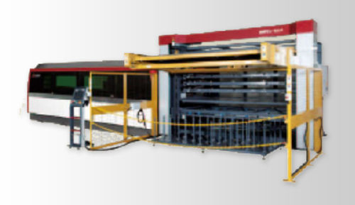 Sistema de automação de processos - LASORTING - MITSUBISHI Automation - para máquina de corte