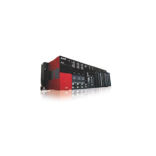 Controlador de automação programável em trilho DIN - MELSEC iQ-R - MITSUBISHI Automation - com E/S integradas