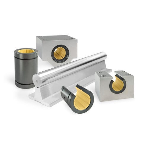 Bucha-guia em polímero - PL series - Thomson Industries, Inc. - lisa / fechada / aberta