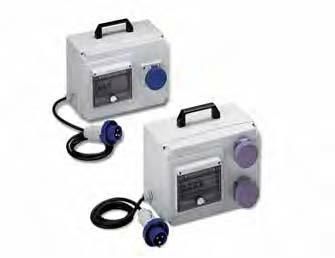 Quadro elétrico portátil - TRANSFORMER series - SCAME PARRE S.p.A. - em material plástico / IP66 / para canteiro de obras
