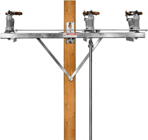 Chave seccionadora de média tensão - 46 kV, 600 - 1 200 A | Alduti-Rupter® - S&C Electric Company - aérea / para ambiente externo