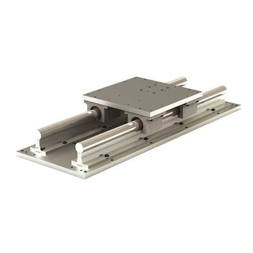 Guia linear com rolamento de esferas - RPS series - PBC Linear - com patim / larga / de precisão