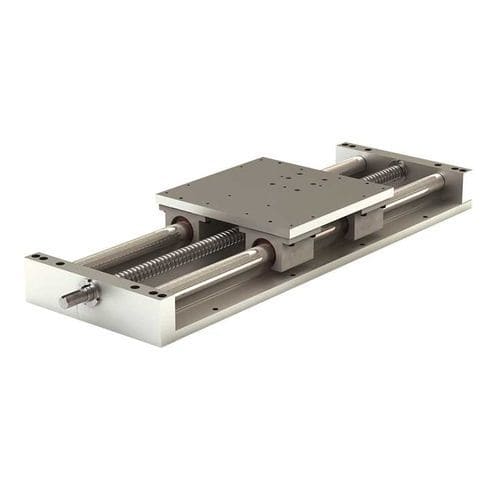 Guia linear com rolamento de esferas - 2LRPS - PBC Linear - com patim / larga / em aço inoxidável
