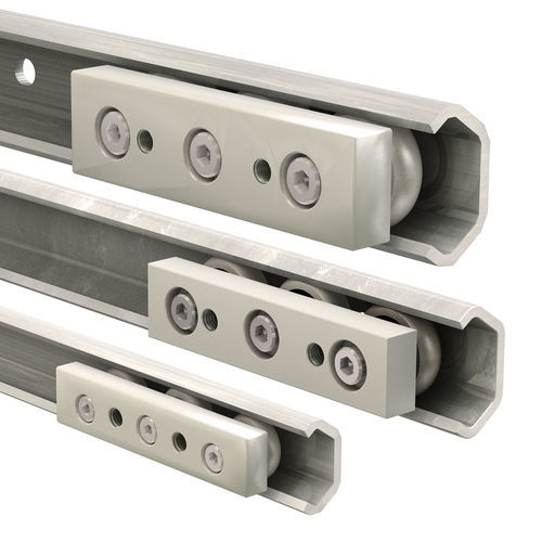 Guia linear de rolos - CR series  - PBC Linear - ajustável / de precisão / de zinco