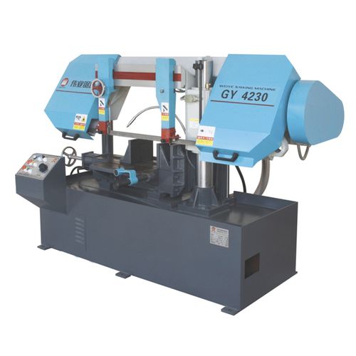 Serra de fita - GY4230 - Zhejiang Weiye Sawing Machine Co., Ltd - horizontal / para tubos / semiautomática