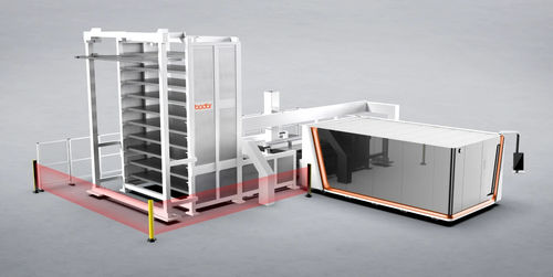 Torre de armazenagem para chapa - iTransTower - Jinan Bodor CNC machine CO.,LTD. - vertical / automática