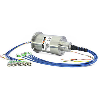 Anel coletor de fibra óptica - FO609 Series - SenRing Electronics. - multivias / de alta velocidade