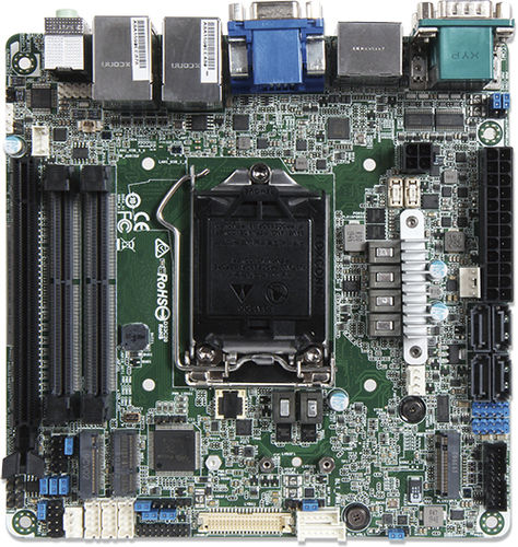 Computador de placa única mini-ITX - WADE-8212-Q470E - PORTWELL - Intel® Celeron® / Intel® Pentium / Intel® Core™ i series