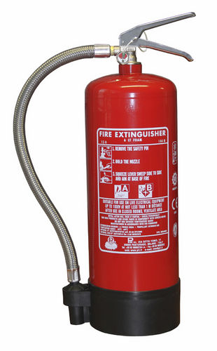 Extintor de espuma - 6 L, 13A 144B, -30°C, PREMIX MG30 | WG060008 - Pii Srl - portátil
