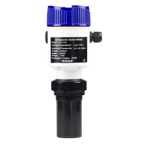 Transmissor de nível ultrassônico - RIL300 series - Riels Instruments - para água / para águas residuais / para sólidos