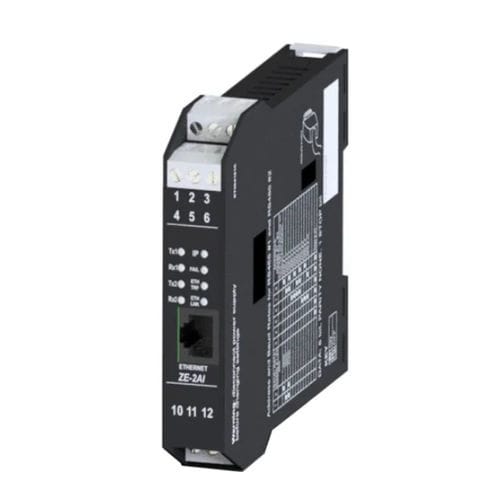 Módulo de processamento de sinais de entrada - ZE-2AI - Riels Instruments - com entradas analógicas / de saída / para trilho DIN