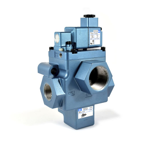 Válvula direcional pneumática spool - 58 series - MAC Valves - acionada por solenoide / de ação direta / 3/2 vias