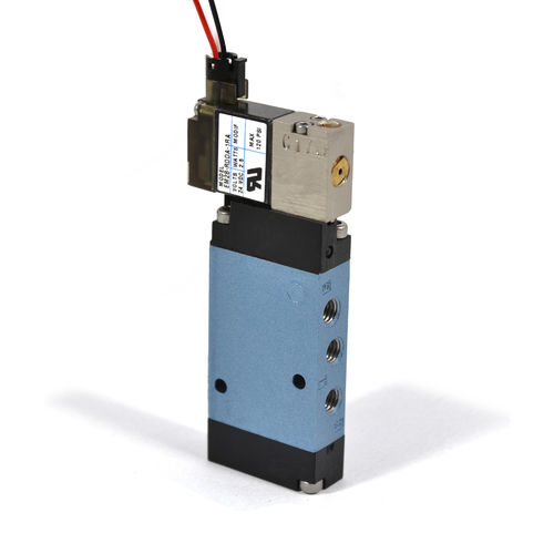 Válvula direcional pneumática spool - 24 series - MAC Valves - acionada por solenoide / de ação indireta / de 5/2 vias
