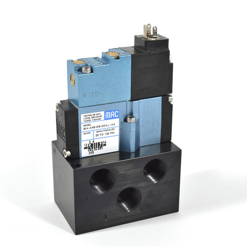 Válvula direcional pneumática spool - 83 series - MAC Valves - acionada por solenoide / de ação indireta / de 4 vias