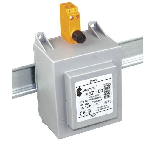 Transformador de isolamento - PSZ series  - BREVE-Tufvassons - encapsulado / para trilho DIN / EN 61558