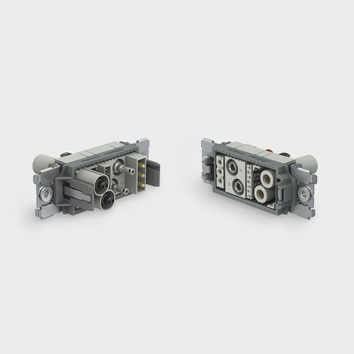 Conector modular - CombiTac direqt - Stäubli Electrical Connectors AG - pneumático / de dados / retangular