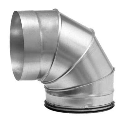 Cotovelo para tubos em aço - BKFMU  - LINDAB - para ventilação / 90°