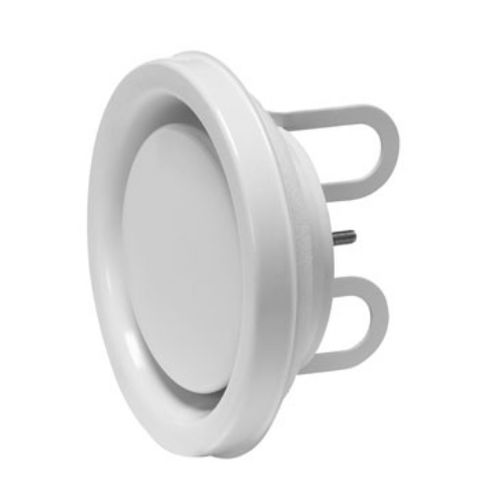 Válvula de disco - KSU - LINDAB - manual / para ar / em aço galvanizado