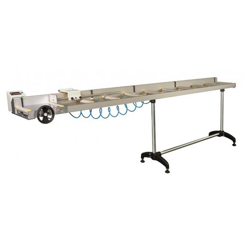 Transportador de rolos - TNDG series - TRONZADORAS MG - horizontal / de alimentação / manual