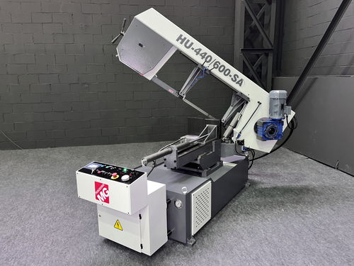 Serra de fita - HU-440/600-SA  - TRONZADORAS MG - para aço / semiautomática / com sistema de refrigeração