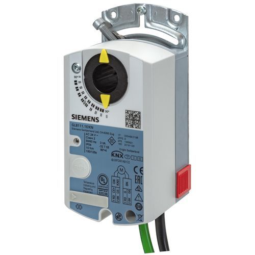 Atuador de damper mecânico - GLB111.1E/KN - Siemens Building Technology HVAC Products - rotativo / IP54 / regulável