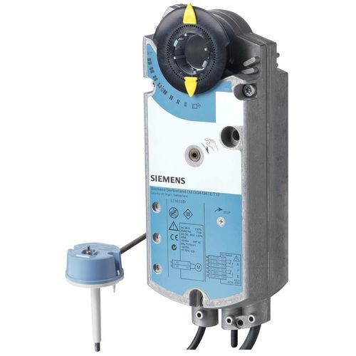Atuador de damper manual - GGA326.1E/T12 - Siemens Building Technology HVAC Products - rotativo / IP54 / com retorno por mola