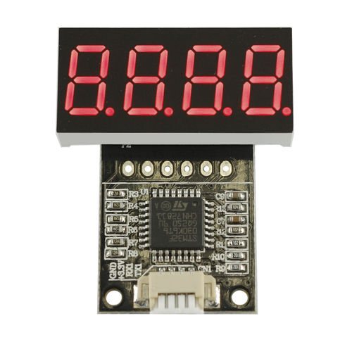 Display de LED - LDQ-M3604RI-01UR - LUMEX - de 4 dígitos / de 7 segmentos / industrial