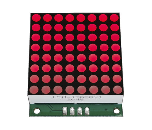 Display de LED - LDM-13688NI-UR - LUMEX - matriz de pontos / 8 x 8 / industrial