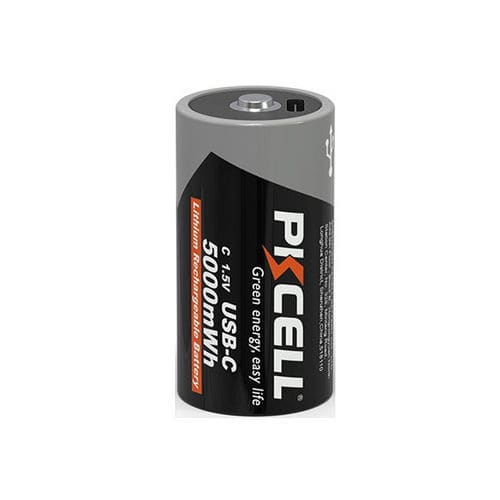 Pilha recarregável de lítio - Shenzhen PKCELL Battery Co. Ltd - tipo C / 1,5 V / para alimentação de emergência