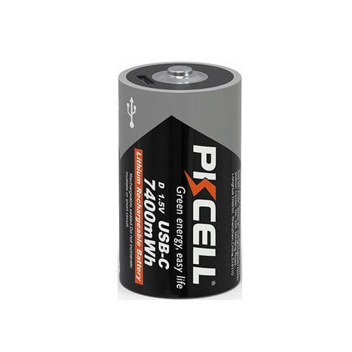 Pilha recarregável de lítio - Shenzhen PKCELL Battery Co. Ltd - tipo D / 1,5 V / da linha comercial