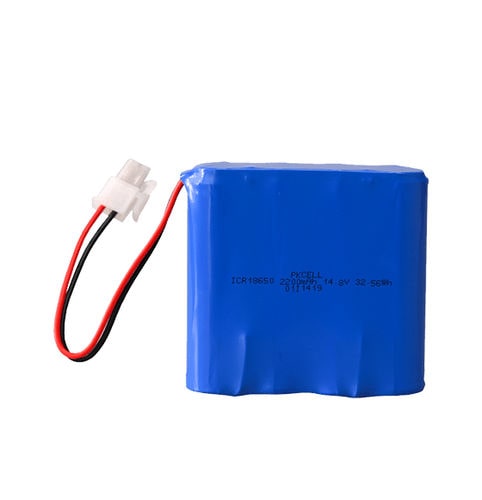 Bateria íon de lítio - 14.8V Lithium-ion Battery Pack - Shenzhen PKCELL Battery Co. Ltd - sob medida / para iluminação de emergência / industrial
