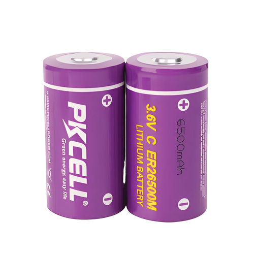 Bateria de lítio-cloreto de tionila - ER26500M - Shenzhen PKCELL Battery Co. Ltd - cilíndrica / 3 V / industrial