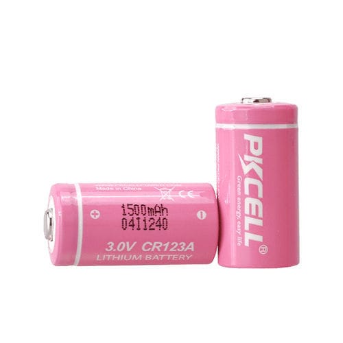 Bateria de lítio e dióxido de manganês - 123A - Shenzhen PKCELL Battery Co. Ltd - cilíndrica / CR / 3 V
