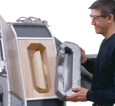 Máquina de moldagem de estação simples - Automated Packaging Systems - para espuma poliuretano / para a indústria de embalagem / de alta performance