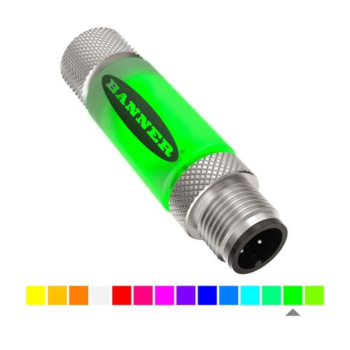 Indicador de estado - S15L Pro Series  - BANNER ENGINEERING CORP. - luminoso / em linha / programável