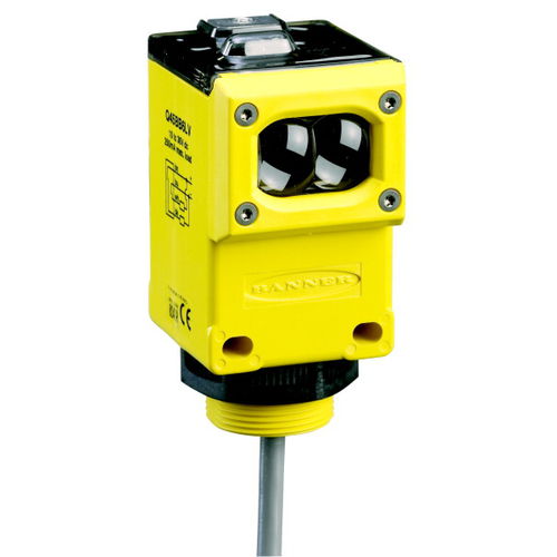 Sensor fotoelétrico difuso - Q45 SERIES - BANNER ENGINEERING CORP. - retrorreflexivo / tipo barreira / retangular