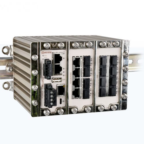 Switch de rede gerenciável - RFI-219-F4G-T7G-F8 - Westermo - 19 portas / Gigabit / de nível 3