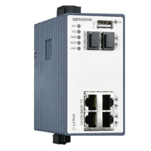 Switch de rede gerenciável - L106-F2G - Westermo - 4 portas / de nível 2 / para trilho DIN