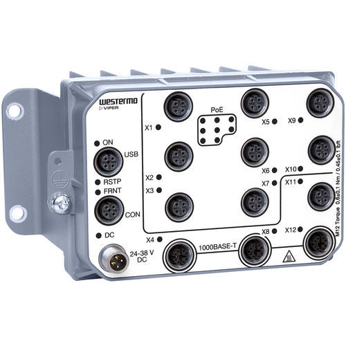 Switch de rede gerenciável - Viper-112A-T3G-P8-LV - Westermo - 12 portas / Gigabit / integrado