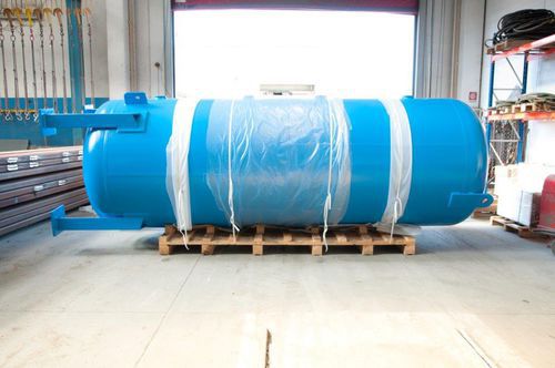 Tanque de nitrogênio - RAL5015 - BAGLIONI - para ar comprimido / em aço-carbono