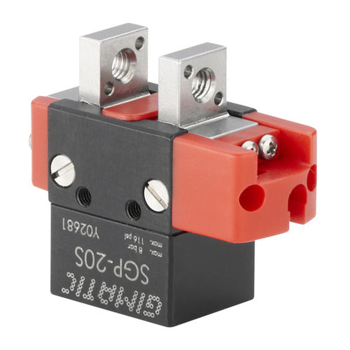 Garra de preensão paralela - SGP-S series - GIMATIC - pneumática / de 2 dedos / para sistema de manuseio
