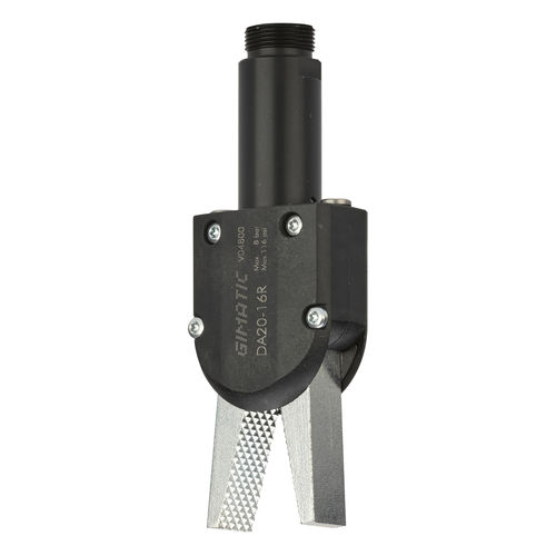 Garra de preensão pneumática - DA series - GIMATIC - angular / de 2 dedos / para remoção de massalotes