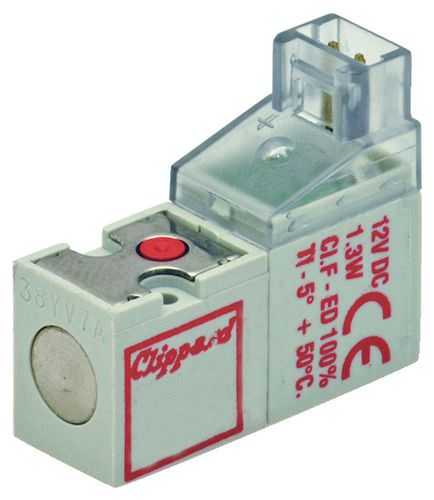 Válvula solenoide de ação direta - E*10* - Clippard - de 3 vias / NF / normalmente aberta